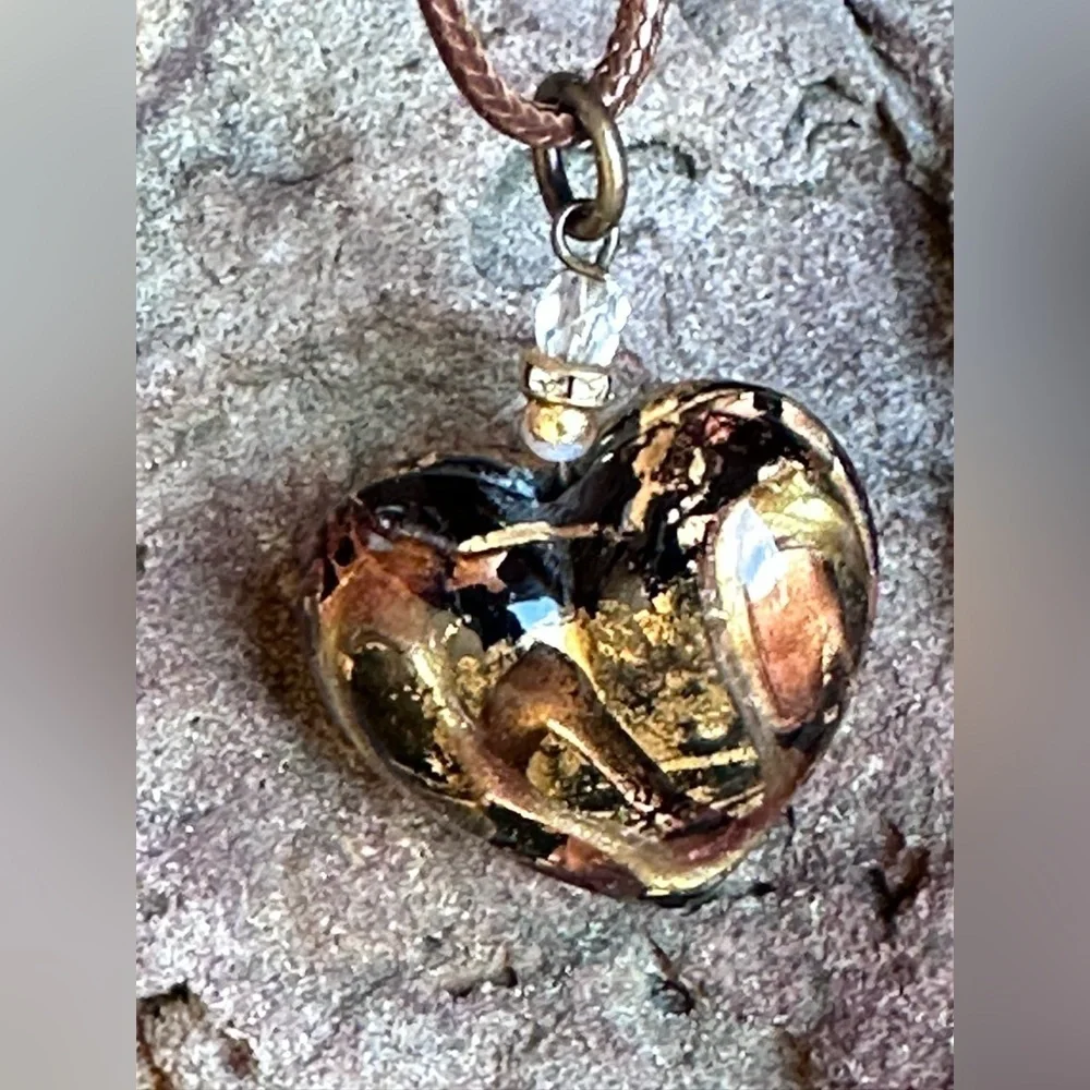 Artisan heart pendant